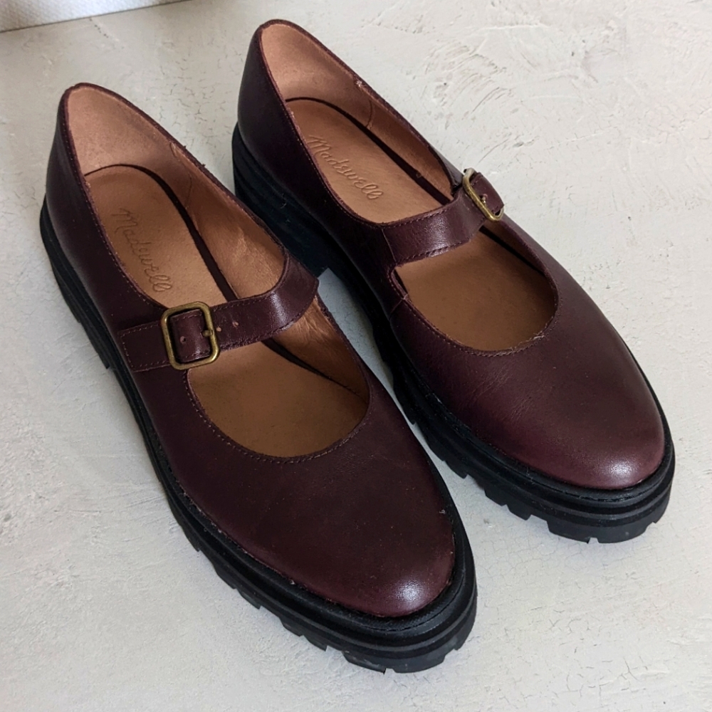 Madewell Freya Platform Lugsole Mary Jane - Picture 3 of 7